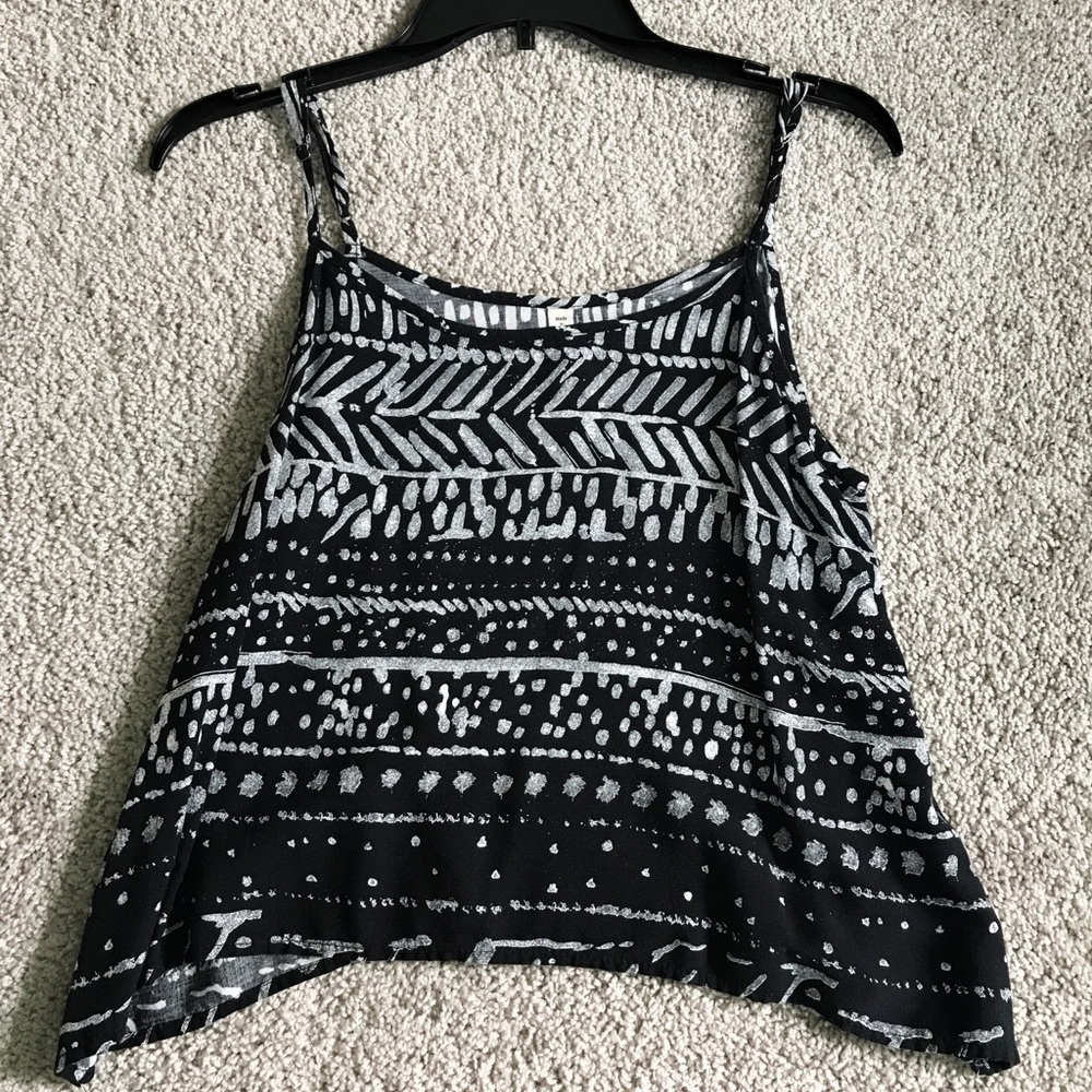 Spaghetti strap cropped top